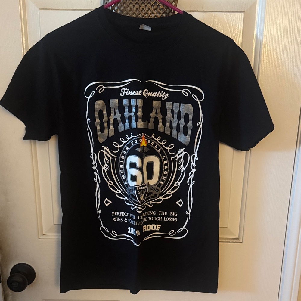 Oakland Raiders 60 Graphic Black T-Shirt
